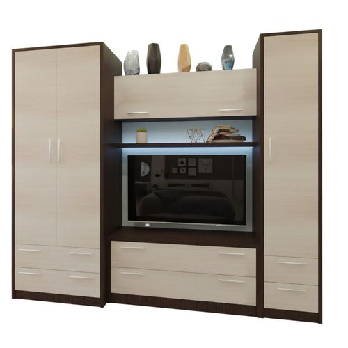 купить Шкаф Bafimob Standard Стенка Юность(2) (ТВ-1,2м) L-2,45m в Кишинёве 