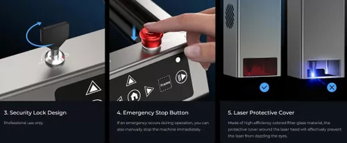 купить 3D-Принтер Creality CR-Laser Falcon 22 W (Gravator cu laser) в Кишинёве 