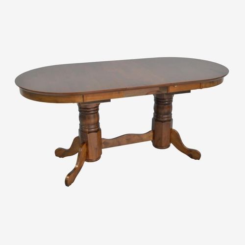 купить Комплект стол и стулья Evelin di Costacurta стол HV-31N Burnish Oak + 8 стульев Gloria Burnish oak/Ekea12 Dark Brown в Кишинёве 