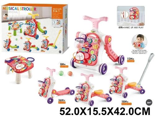 купить Ходунок Richi (44986) Premergator cu activitati pe baterii 5in1 в Кишинёве 