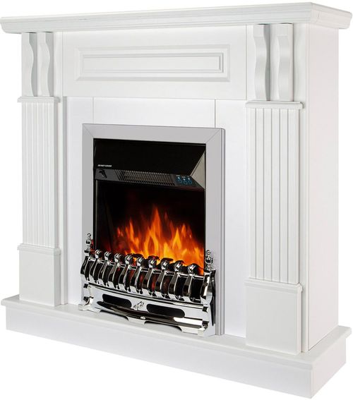 купить Камин электрический ArtFlame Veronix & Galileo Silver, 1000x1050x300mm, Alb в Кишинёве 