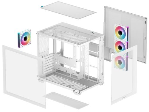купить Корпус для ПК Deepcool CG530 4F WH в Кишинёве 