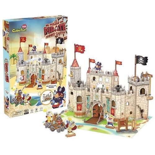купить Конструктор Cubik Fun P833h 3D Puzzle Pirate Knight Castle в Кишинёве 