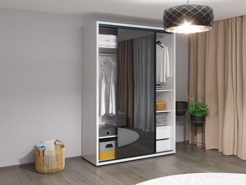 cumpără Dulap Bayro Murano 1600x2300x600 белый, купе în Chișinău 