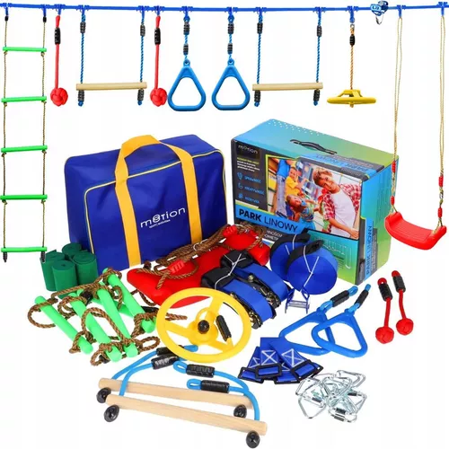 купить Детская площадка Jumi OM-911956 Cursa portabil cu obstacole pentru copii - (cu balansoar) в Кишинёве 