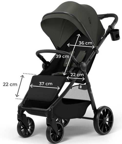 cumpără Сărucior pentru copii KinderKraft Grande 2 Mystic Green (KSGRAN02GRE0000) în Chișinău 