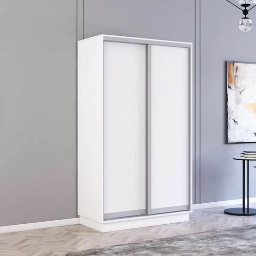 cumpără Dulap Mobildor-Lux Fox uși glisante din PAL 100x60x210H cm (100x60x210H cm) Alb în Chișinău 