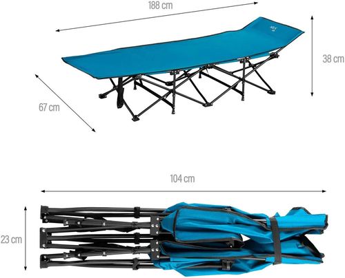cumpără Mobilier pentru camping Nils NC2701 Abisal Camp Bed Blue 190cm Camp în Chișinău 