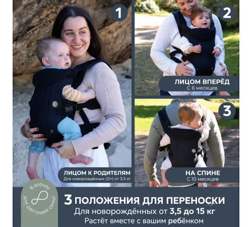купить Кенгуру Dreambaby G2205 Рюкзак-переноска черный в Кишинёве 