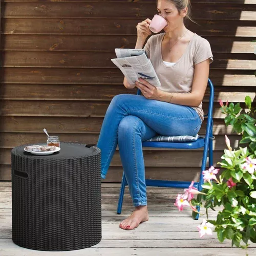 cumpără Masă Keter Cool Stool Anthracite (230905) în Chișinău 