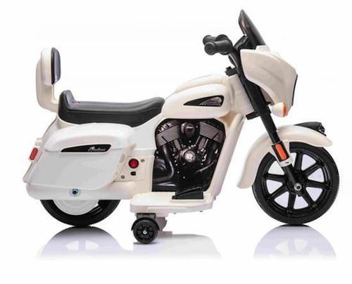 купить Электромобиль Ramiz Chopper Indian White, mотоцикл на Акк. в Кишинёве 