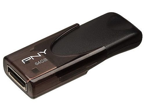 купить 64GB USB Flash Drive PNY Attache 4, Black, USB 2.0, FD64GATT4-EF (memorie portabila Flash USB/внешний накопитель флеш память USB) в Кишинёве 