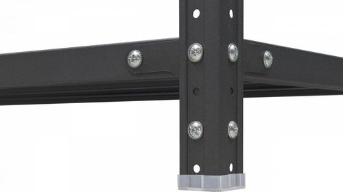 купить Cтеллаж складской УХЛ-МАШ СК-Ч 2,0/1000х400 Стеллаж средней нагрузки 120кг (2000х1000х400мм) (5 полок) чёрный в Кишинёве 