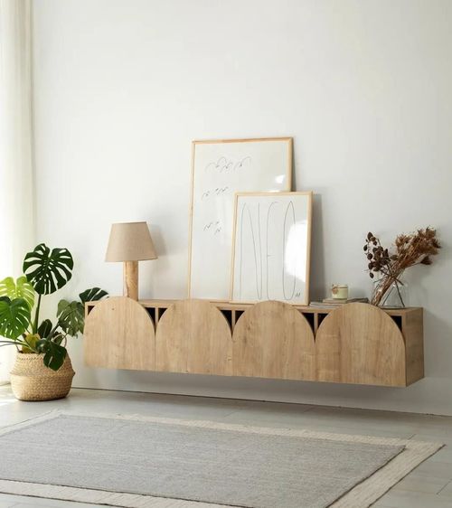 купить Тумба напольная для TV Trendy Mesta, Stejar в Кишинёве 