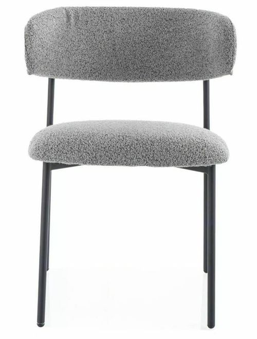 cumpără Scaun Signal Elton szary tap. 232/ met. czar în Chișinău 