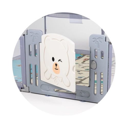 cumpără Țarc Chipolino KOIAM0251GY Amico 180/200cm, with door, grey în Chișinău 