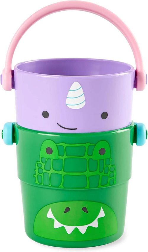 cumpără Jucărie de baie Skip Hop 9O277410 Set 5 caldaruse Skip Hop Multi Zoo Stack&Pour în Chișinău 