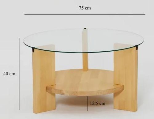 cumpără Măsuţă cafea Trendy Mondo, Stejar 75x40x75cm în Chișinău 