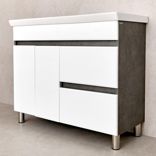 cumpără Dulap pentru lavoar Bayro Urbano Isik 1000 бетон чикаго тёмный în Chișinău 