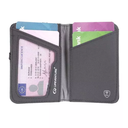 купить Кошелек Lifeventure 68711 RFID Card Wallet Recycled Grey в Кишинёве 