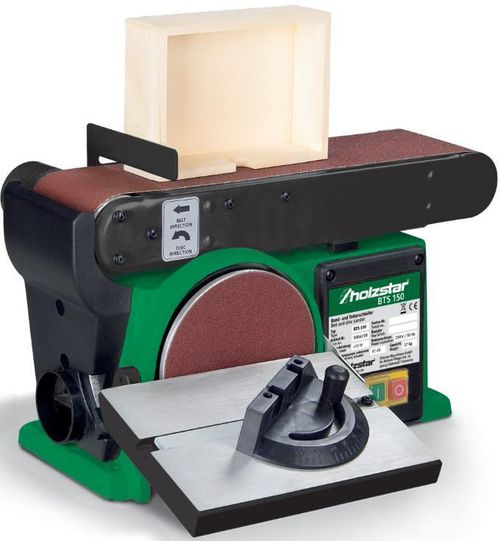 купить Стационарный инструмент Stürmer Maschinen 5904150 Ленточно-дисковая шлифовальная машина Holzstar BTS 150 в Кишинёве 
