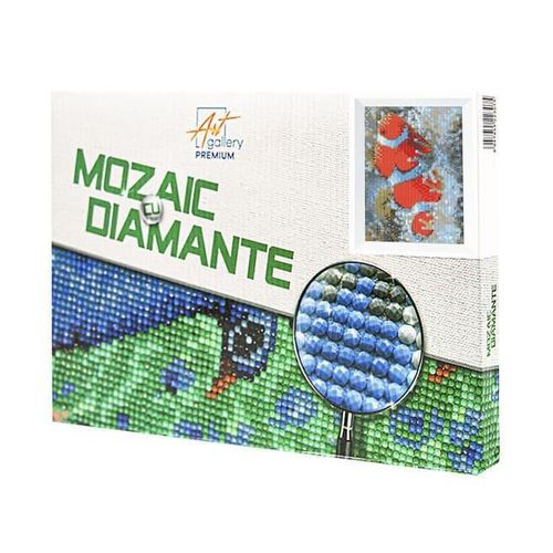 купить Картина по номерам Art Gallery JS27677 Mozaic cu diamante 20x30cm Peste clovn в Кишинёве 