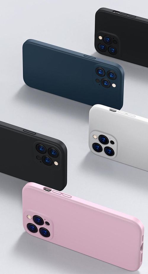 купить Чехол для смартфона Baseus Liquid Silica Gel Protective iPhone 13 Pro Max, Pink в Кишинёве 