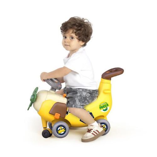 купить Толокар Hola Toys HE9983 Avion Banana 4în1 в Кишинёве 