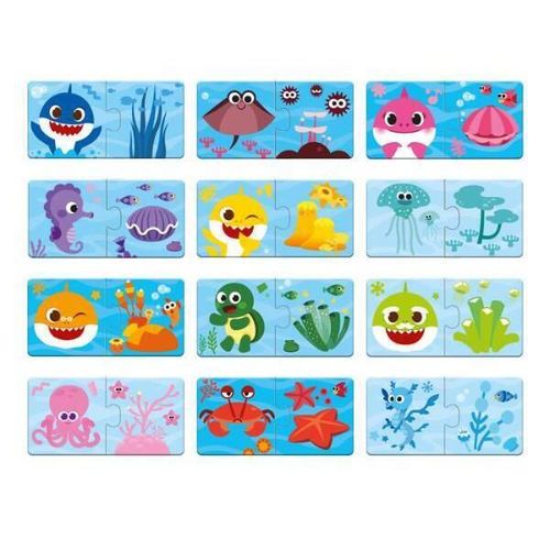 купить Головоломка Dodo 200586 Puzzle Potrivește culorile, seria Baby Shark, 24el в Кишинёве 