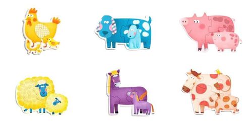 cumpără Puzzle Mideer MD1462 Primul Puzzle Animăluțe 6 în 1 în Chișinău 