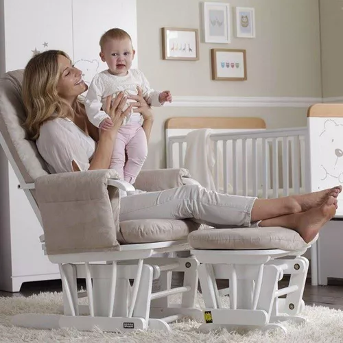 cumpără Fotoliu Tutti Bambini 211935/10CM Fotoliu reglabil p/u alaptat cu suport pentru picioare GC 35 White în Chișinău 