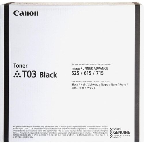 купить Картридж для принтера Canon T03 Black (51 500 p.), for iR ADVANCE 525i, 615i, 715i. в Кишинёве 