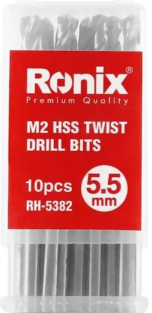 купить Сверло Ronix RH-5382 Set burghiu 5.5mm-M2 (10buc) в Кишинёве 