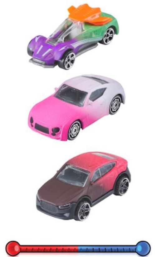 cumpără Mașină HTI 1417295 Set de 3 mașinuțe cu schimbare de culoare Teamsterz S/M în Chișinău 