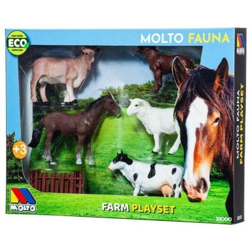 cumpără Jucărie Molto 23252 Фигурки набор FAUNA FARM ANIMALS în Chișinău 