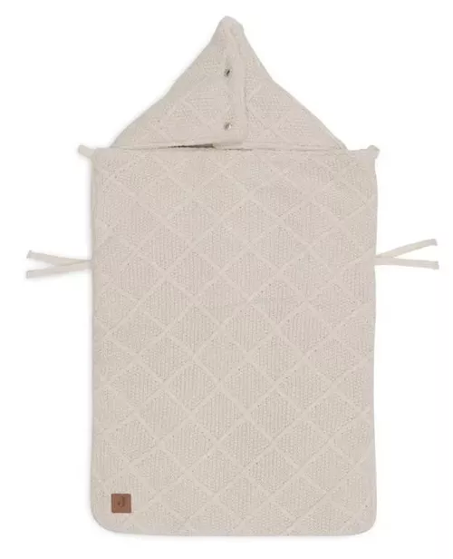 cumpără Accesorii pentru cărucior Jollein 025-811-68038 Husa pentru picioare Check Knit Oatmeal în Chișinău 