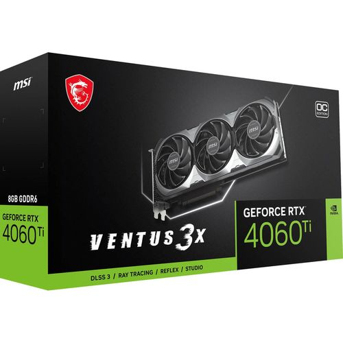 купить Видеокарта MSI GeForce RTX 4060 Ti VENTUS 3X E 8G OC / 8GB GDDR6 в Кишинёве 