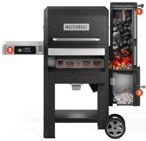купить Коптильня для мяса Masterbuilt MB20041423 Gratar&Afumator Gravity 600 (pe carbuni) в Кишинёве 