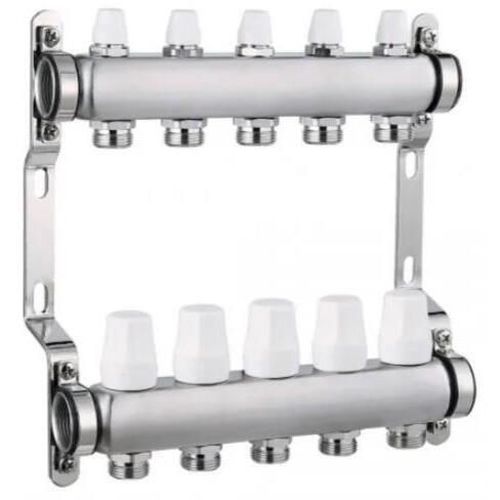 купить Аксессуар для систем отопления Hydro S Colector complet din Inox, 6 căi 1"x3/4" (0711663) в Кишинёве 