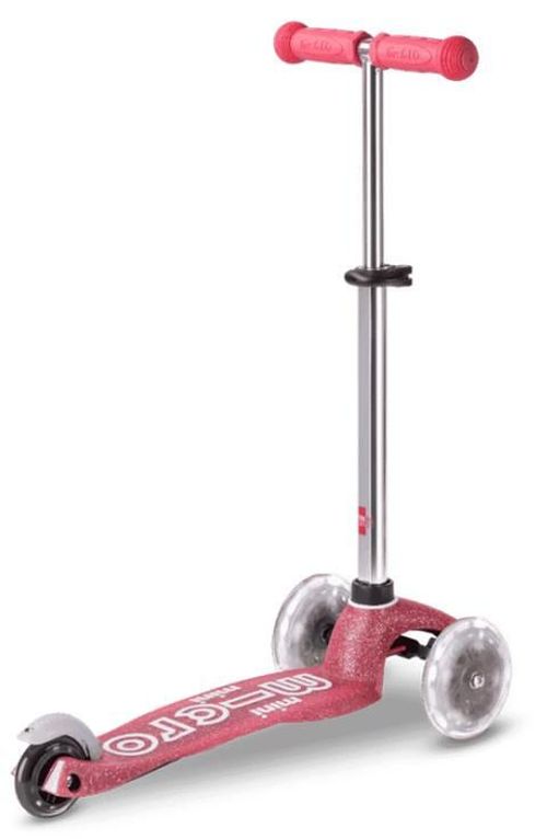 купить Самокат Micro MMD208 Mini Deluxe Fairy Glitter LED Pink в Кишинёве 