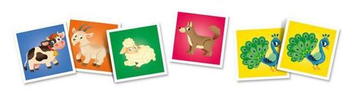 купить Настольная игра Clementoni Memo Farm Animals (18316) в Кишинёве 