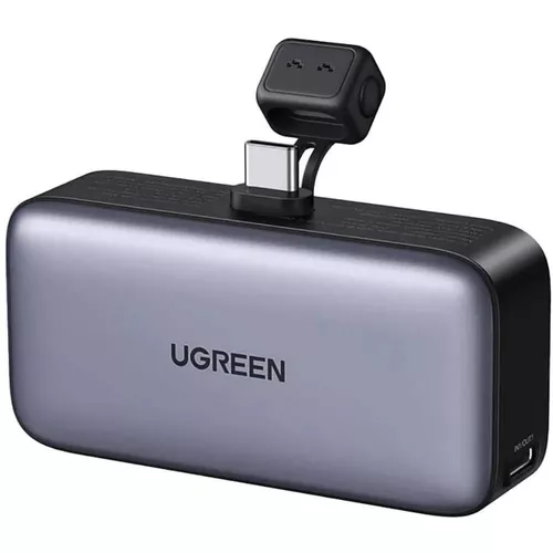 cumpără Acumulator extern USB (Powerbank) Ugreen 35338 Nexode Mini with Foldable Stand 5000mAh, 22,5W, Grey în Chișinău 
