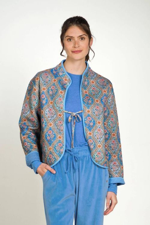 купить Домашний текстиль Pip Studio 51.515.187 Nova Jacket Ornamento Blue XXL Blue в Кишинёве 