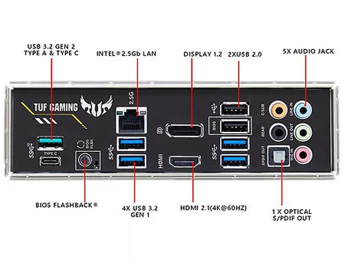 купить Материнская плата ASUS TUF GAMING B550-PLUS AMD B550, AM4, Dual DDR4 4800MHz, 2xPCI-E 4.0/3.0 x16, Display Port 1.2/HDMI 2.1, USB 3.2, SATA RAID 6Gb/s, 2xM.2 x4 Socket, 64Gb/s M.2 support PCIe 4.0 x4, SB 8-Ch., 2.5Gb Ethernet, Aura Sync RGB в Кишинёве 