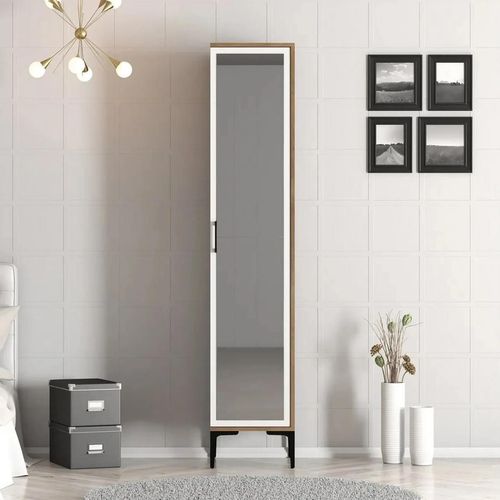 купить Шкаф Trendy Kumsal R-Nuc, Alb в Кишинёве 