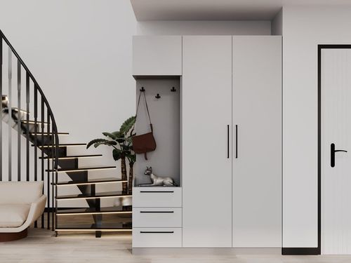 купить Мебель для прихожей Bayro Serenity 1500x2200x518 de colț stâng light grey cu 3 sertare в Кишинёве 