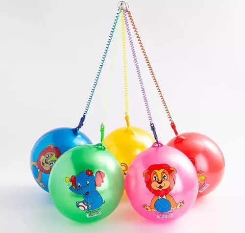 cumpără Jucărie miscellaneous 11744 minge gonflabila cauciuc cu snur d-22cm PUB-051 în Chișinău 