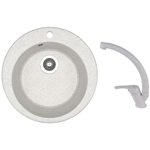 cumpără Chiuvetă bucătărie cu bateria Dr.Gans GALA + SanDonna F 1069 gri în Chișinău 