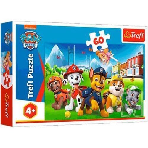 купить Головоломка Trefl 17375 Puzzles 60 Paw Patrol on the grass, Viacom PAW Patrol в Кишинёве 