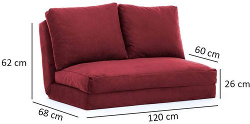 купить Диван Trendy Taida Maroon в Кишинёве 